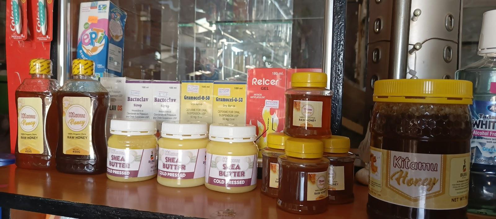 500g jar of honey with label
