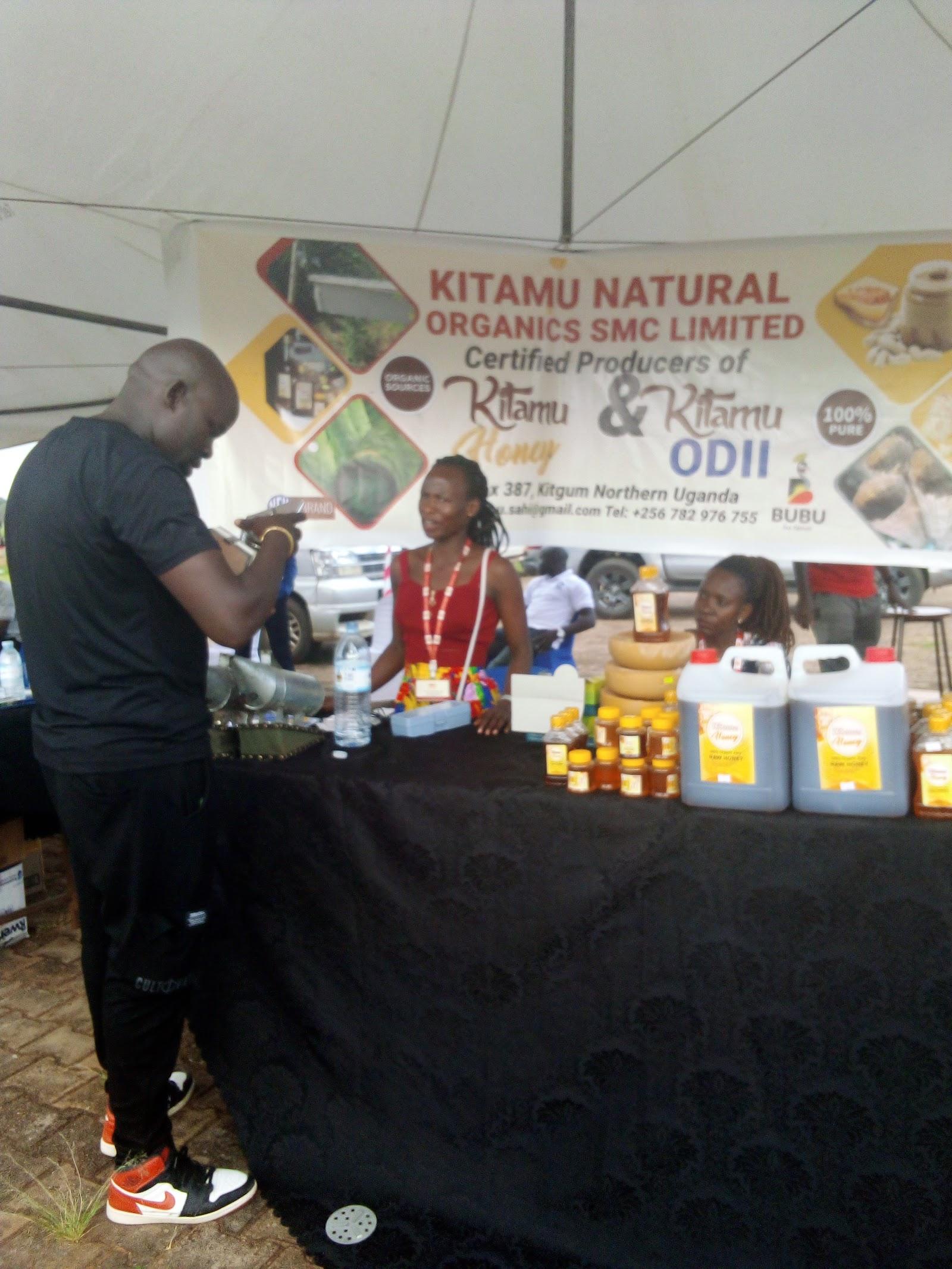 Event stall with banner