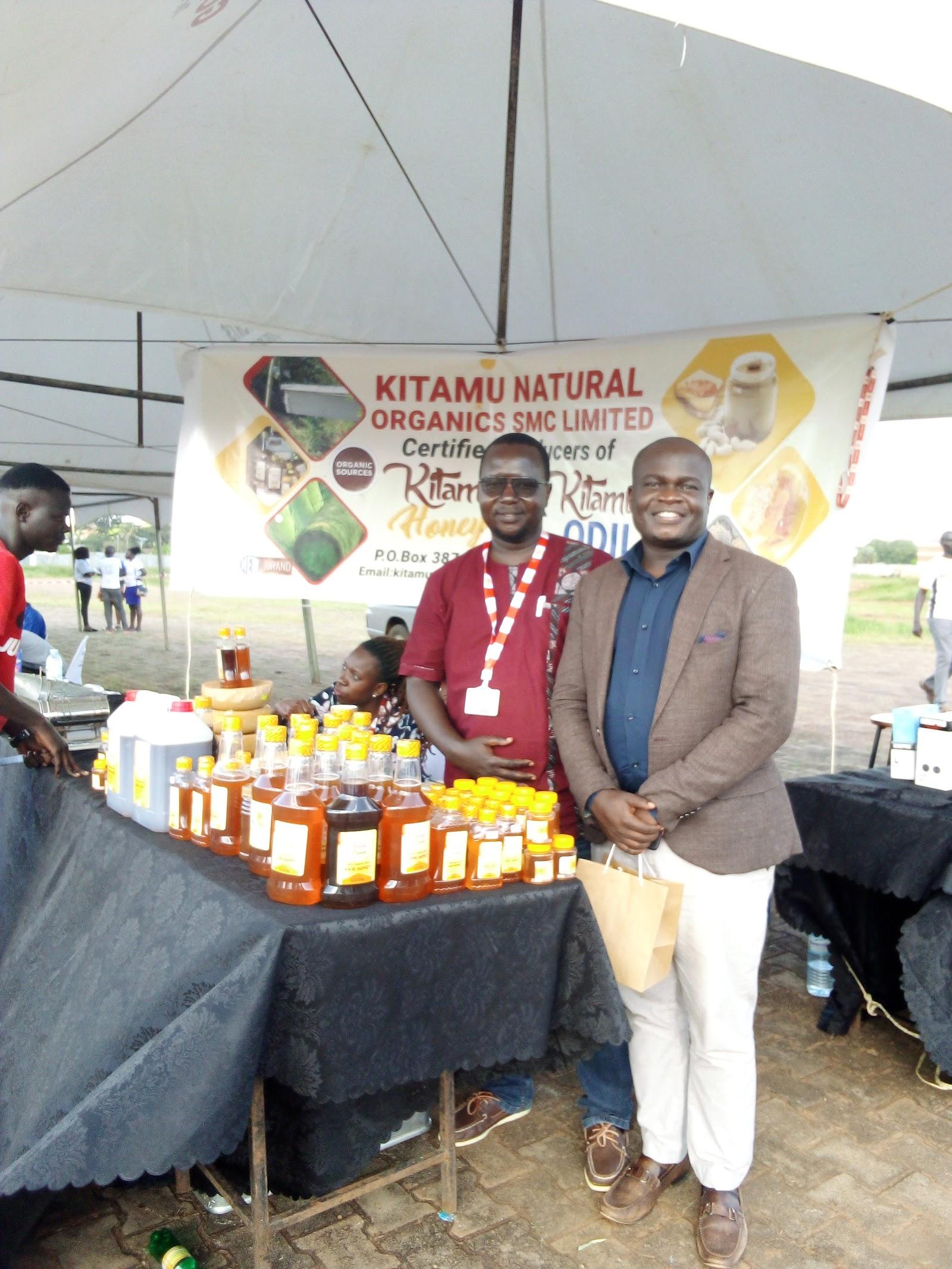 Kitamu products at a local market stand