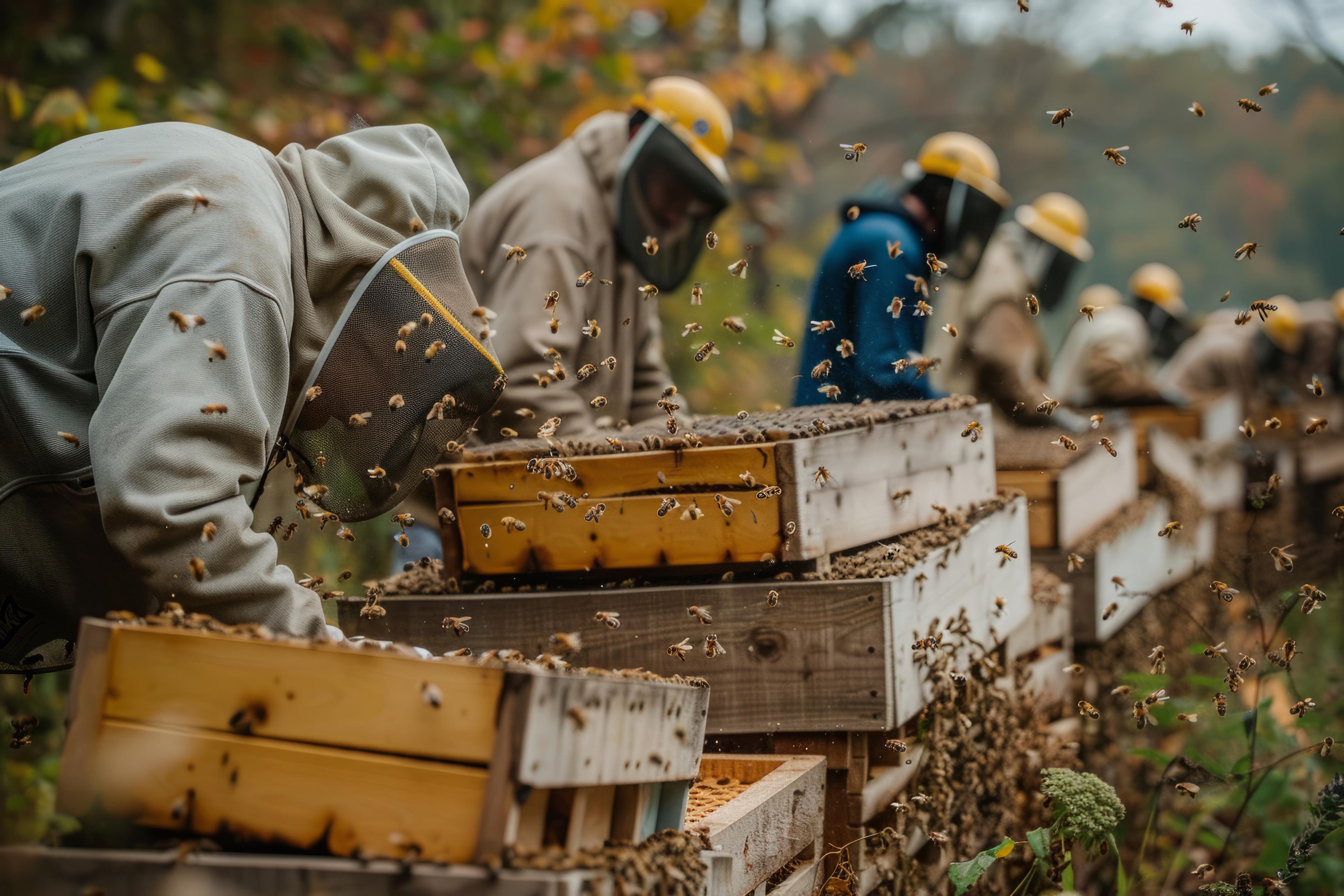 Beekeepers in Northern Uganda